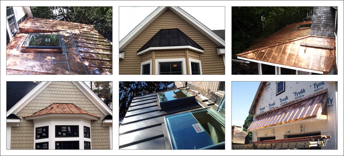 Metal roofing – standing seam copper, aluminum, steel, metal roofs – roof installation & repair – Worcester MA, Framingham, Westborough, Boston MA, Metrowest, MA, CT, RI, NH, VT
